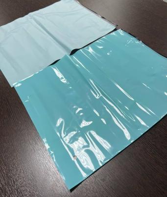Пакет Zip Lock с черным бегунком / 30х40 / 140 мкм / ГОЛУБОЙ гибрид / прозрачная-матовая, цветная-глянцевая