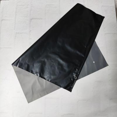 Пакет Zip Lock с черным бегунком / 25х35 / 140 мкм / ЧЕРНЫЙ гибрид / прозрачная-матовая, цветная-глянцевая