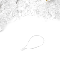 Биркодержатели 1000 шт белые с пластиковой пломбой 17 см