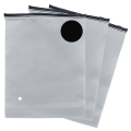 Пакеты черные гибриды ЕВА Zip Lock с черным бегунком 140 мкм