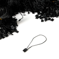 Биркодержатели 1000 шт черные с пластиковой пломбой 17 см