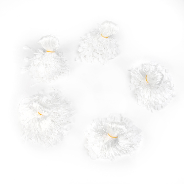 Биркодержатели 1000 шт белые с пластиковой пломбой 17 см